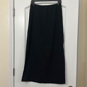 Long black skirt